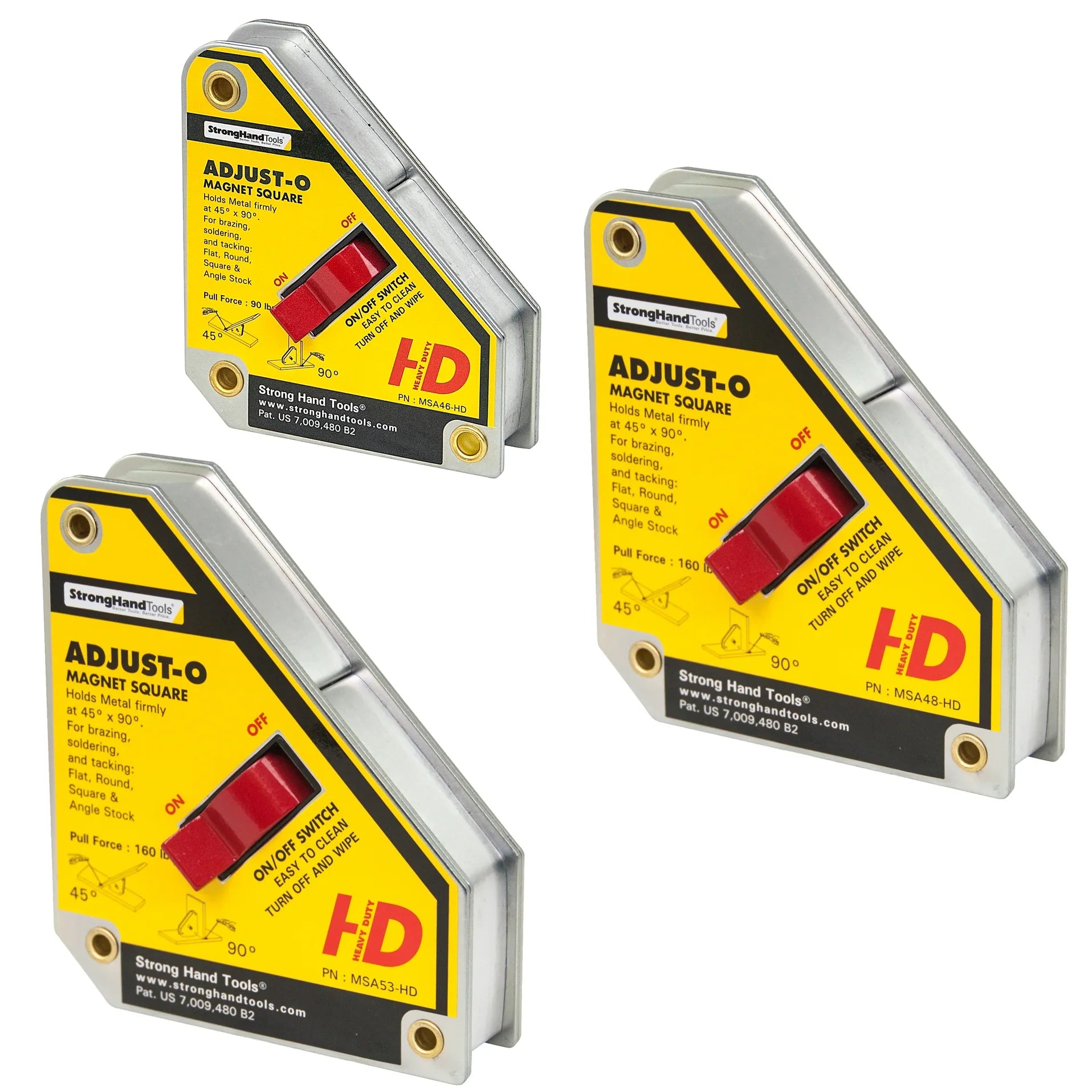 Sada magnetických úhelníků Adjust-O™ (ON/OFF)