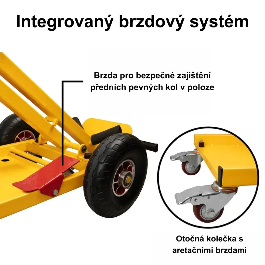 Vozík pro nakládání lahví