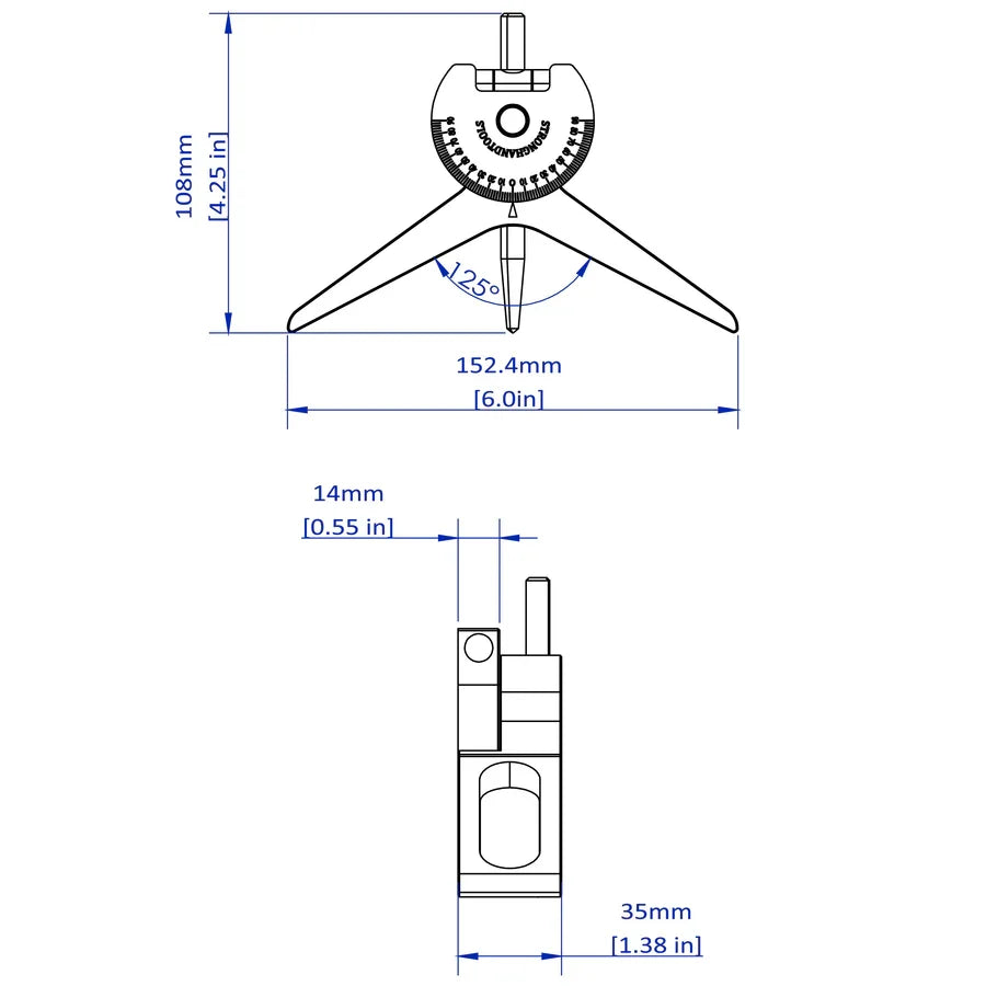 Sada magnetické centrovací hlavy a ustavovacího kolíku pro trubky