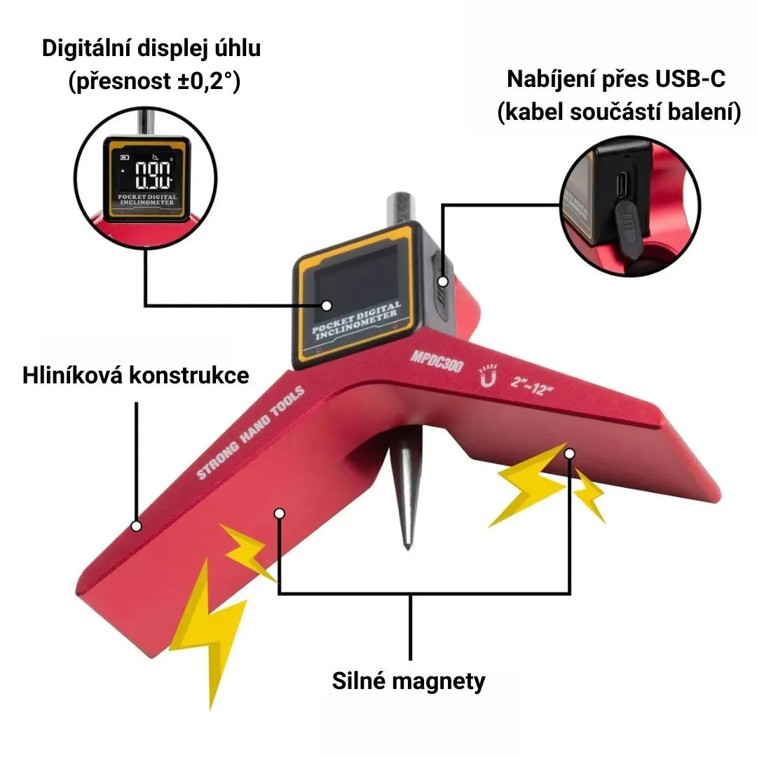 Magnetická centrovací hlava na potrubí – digitální přesný model