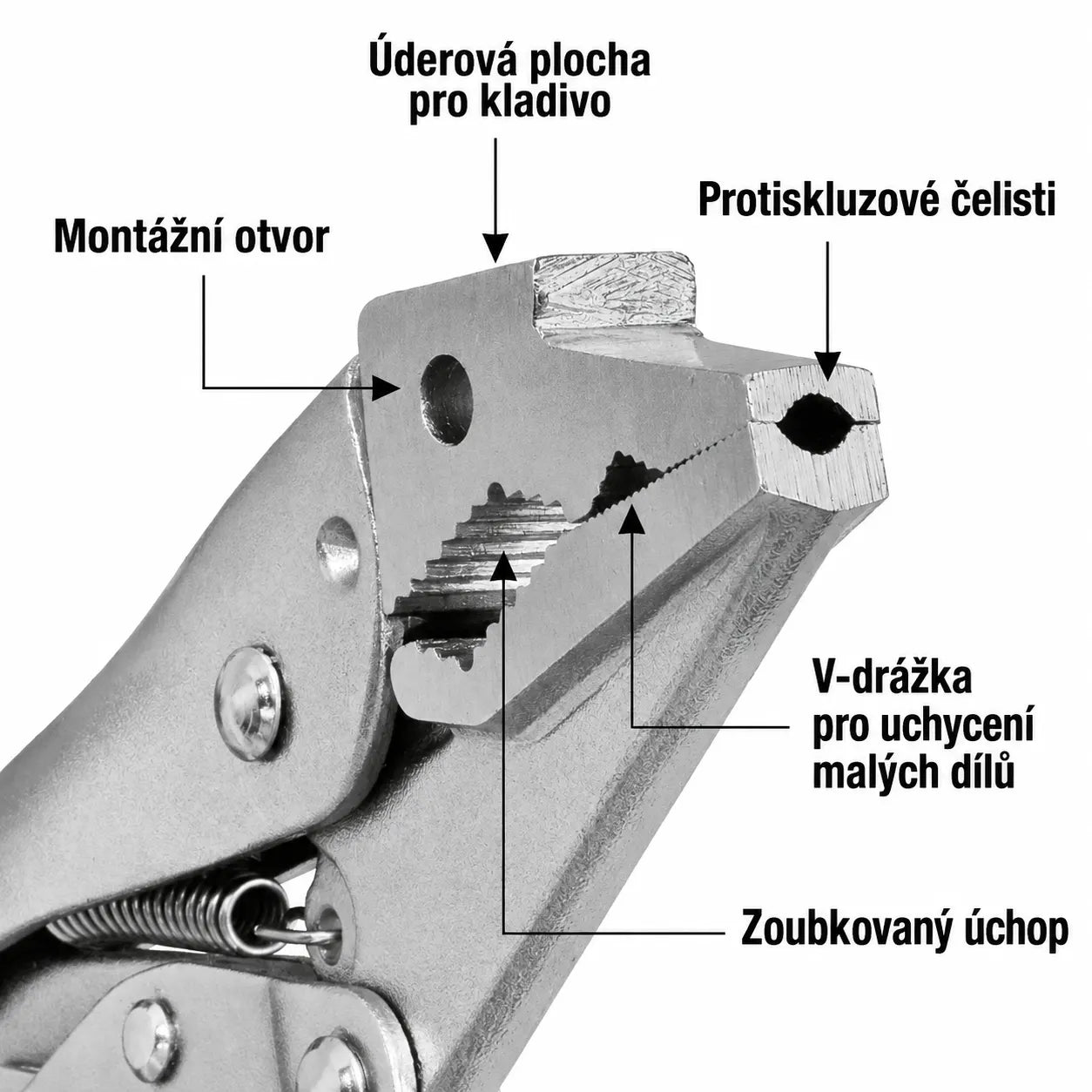 Extractor – samosvorné kleště